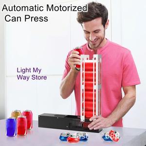 전기 알루미늄 콜라 맥주 캔 자동 압착기 파쇄기 간편 평평하게 만드는