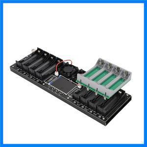 8 채널 18650 리튬 배터리 용량 테스터 모듈 MAh MWh 디지털 배터리 전력 감지기 모듈 18650 배터리 테스터