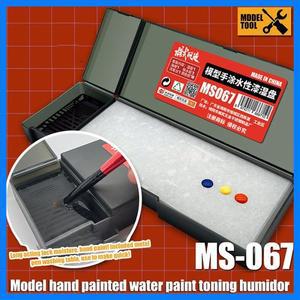 아크릴 페인팅용 휴대용 습식 팔레트 모델 컬러링 습식 트레이 수성 페인트 거치대 습식 페인트 모델링 도