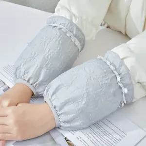 (블루그레이) 플라워 팔토시 방수