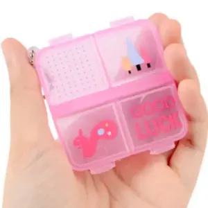 기획상품 일주일약통 인기템 케이스 휴대용약통케이스 4칸 휴대용알약케이스