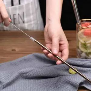 세트 중형 기획상품 인기템 스테인레스빨대 빨대세척솔 스텐빨대세트 긴빨대