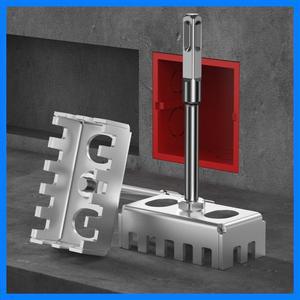 HUHAO 홈파기 도구 펀칭 머신 슬롯팅 머신 모델 86 전기 박스 사각 홀 커터 벽돌 콘크리트 시멘트 석재용