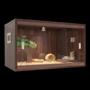 사육상자 사육장 파충류 레오파드게코 노란 하우스