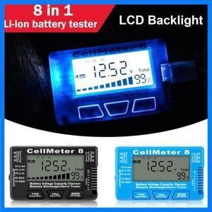 디지털 배터리 용량 검사기 배터리 전압 테스터 Nicd NiMH LiPo LiFe 리튬 이온용 배터리 용량 테스터 고정