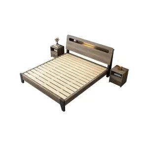 원목 침대 프레임 모던 심플 더블 싱글 선택형