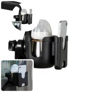 회전 유모차컵홀더 핸드폰거치대 H5 유모차소품