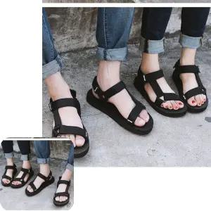 파인테라 신발 스트랩 웨지 크록스 남성샌들 슬리퍼 1컬러 통굽 여성여름 남여공용