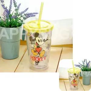 파인테라 어린이물컵 미키 아이스컵 유아 텀블러 480ml 빨대컵