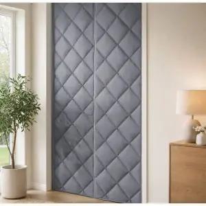 현관 방문 패딩 방풍문 자석 단열 커튼 방한용품