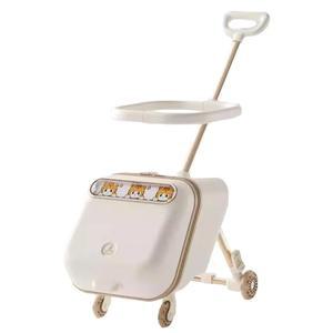 캐리어 유아용 접이식 트롤리 브레이크 휠 어린이용 승차형 캐리어 50L 여행용 가방 가족 여행용 기내 반입 가능