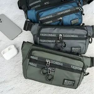 아웃도어 남자 힙색 카키 여행가방 남자크로스백 (WFK436P)