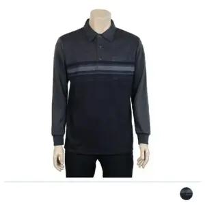 아버지 면 반팔 긴팔티 남편 카라티 여름 빅사이즈 (WFJ4TNV)