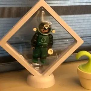 흰색 필름악세사리케이스 메달 액자보관함 피규어 7X7