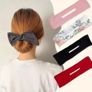 3초 당고 머리 밴드 와이어 올림 똥머리 머리끈 와이