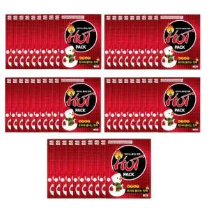 찜질 온 배 핫팩 허리 50매 등 자이시스 붙이는