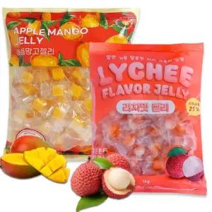 헬로우그린 세트 애플망고젤리 1kg(팩) 1kg+리치젤리