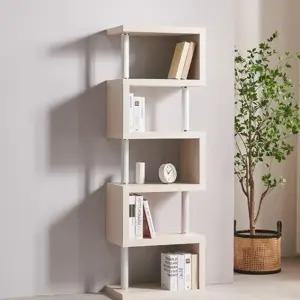 슬림책장 책장선반 거실서재 5단 550 YJ148