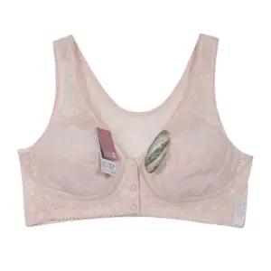 앞버튼 노몰드 브라 망사 B컵 쏘로사떼 플라워