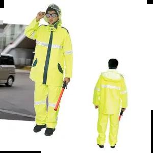 성인우비 바이크 우의 배달 작업용 비옷 낚시경칠 안전 우비