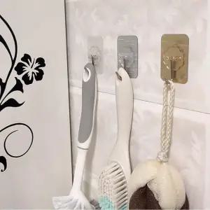 벽부착 인기 후크 무타공 고리 6p세트 접착고리 추천제품