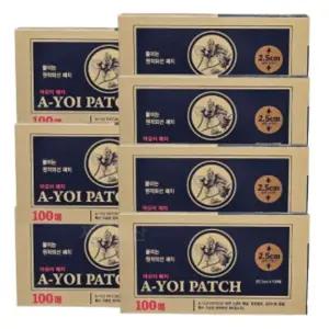 100매 허리 패치 아요이 어깨 자석패치 자극완화 7개