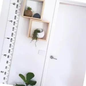 벽걸이 유치원 키재기 측정기 패브릭 이정표 장식용 줄자 (WFJ5SZU)