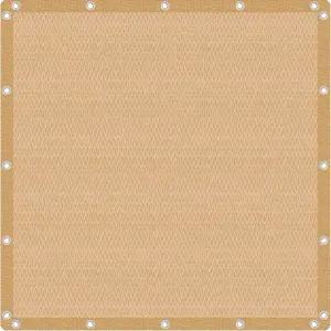 파티오 가든 퍼골라 커버 캐노피 6x6 FT 밀을 위한 그로밋이 있는 VICLAX 쉐이드 패브릭 선쉐이드 천