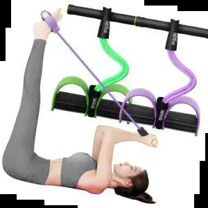 홈트레이닝기구 전신튜빙밴드 홈트 운동기구 그립바 고무줄 근력 어깨