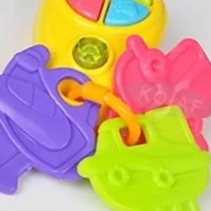 유아용 자동차 열쇠고리 장난감 컬러 학습 소품 (WFJ5T3Y)