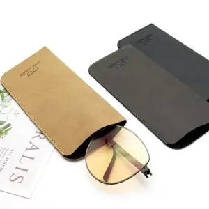 휴대용 슬림 선글라스 케이스 오픈형 안경 파우치 곡선 디자인 (WFJ5TDF)