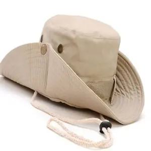 접이식 보관 사파리 모자 베이지 벙거지 캠핑용 일상모자 (WFJ5T5T)