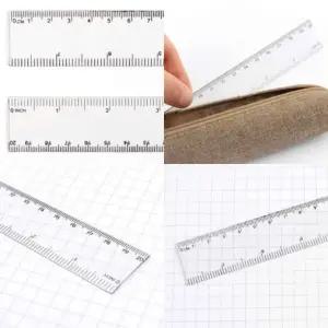 목공자 플라스틱 선긋기자 신상품 인기제품 컷팅자 자 20cm