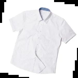 남자셔츠코디 화이트 패턴 셔츠 정장 캐주얼 흰셔츠 남자 여름 상의