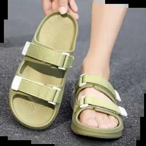 군용슬리퍼 편한 여름 슬리퍼 남자 스트랩 찍찍이 데일리