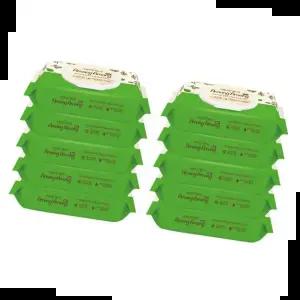 휴대용물티슈 아망아망소프트 베이직물티슈 캡형 100매x10팩