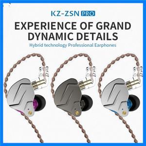 KZ ZSN PRO 1BA+1DD 하이브리드 이어폰 HIFI DJ Monito 러닝 스포츠 이어폰 이어버드 KZ ZS10 PRO AS10 KZ
