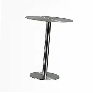 스텐 인테리어 음식점 업소용 원탁 철제 라운드 카페 커피 테라스 테이블