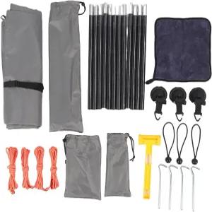 ZJChao 자동차 차양용 휴대용 SUV 캐노피 캠핑 트럭 쉘터 (그레이)