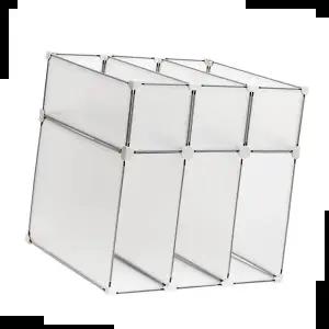 투명핸드백보관 DIY 반투명 가방 진열 수납장 조립식 가방진열