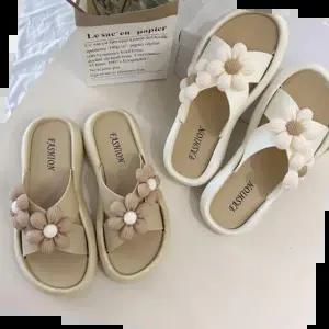 예쁜슬리퍼 실내화 꽃모양슬리퍼 가벼운 러블리 여자 쿠션슬리퍼