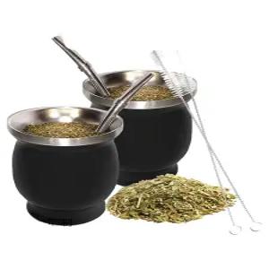 마테차 전용 찻잔 보온 주방 아르헨티나 핑크 세트 보냉 빨대