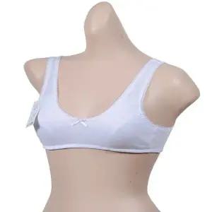 주니어 코튼하트 노와이어 1단계 런닝형 AA컵 브라 (WFJ6ATR)
