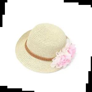 여름모자 꽃처럼비치 아동모자 여름 밀짚모자 비치모자 페도라