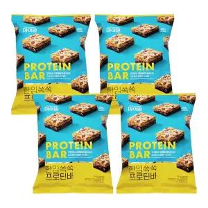 대상웰라이프 마이밀 한입쏙쏙 프로틴바 4봉 다이어트 간식 에너지바 단백질 D 헬스 보충제