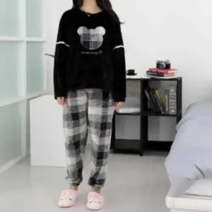 인기제품 잠옷 극세사 밍크잠옷 신상품 수면 여자수면바지 바지잠옷