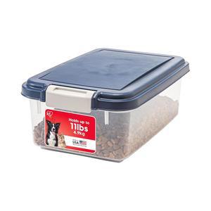 IRIS USA 밀폐형 개 사료 보관 용기 최대 11파운드 고양이 새 및 기타 반려동물 보관함 습식 캔 신선함