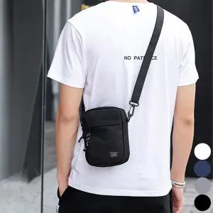 남성슬링백 여행 보조가방 작은 사각 스퀘어 미니백 크로스백