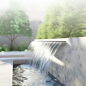 수영장 폭포 라인 팝업 시스템 원색 벽출수 출구 폭포