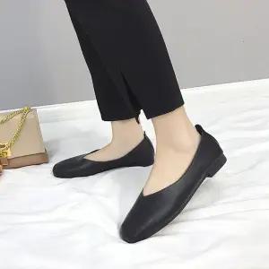 슬링백 봄 가을 데일리 여성 편한 외출 베이직 플랫 슈즈